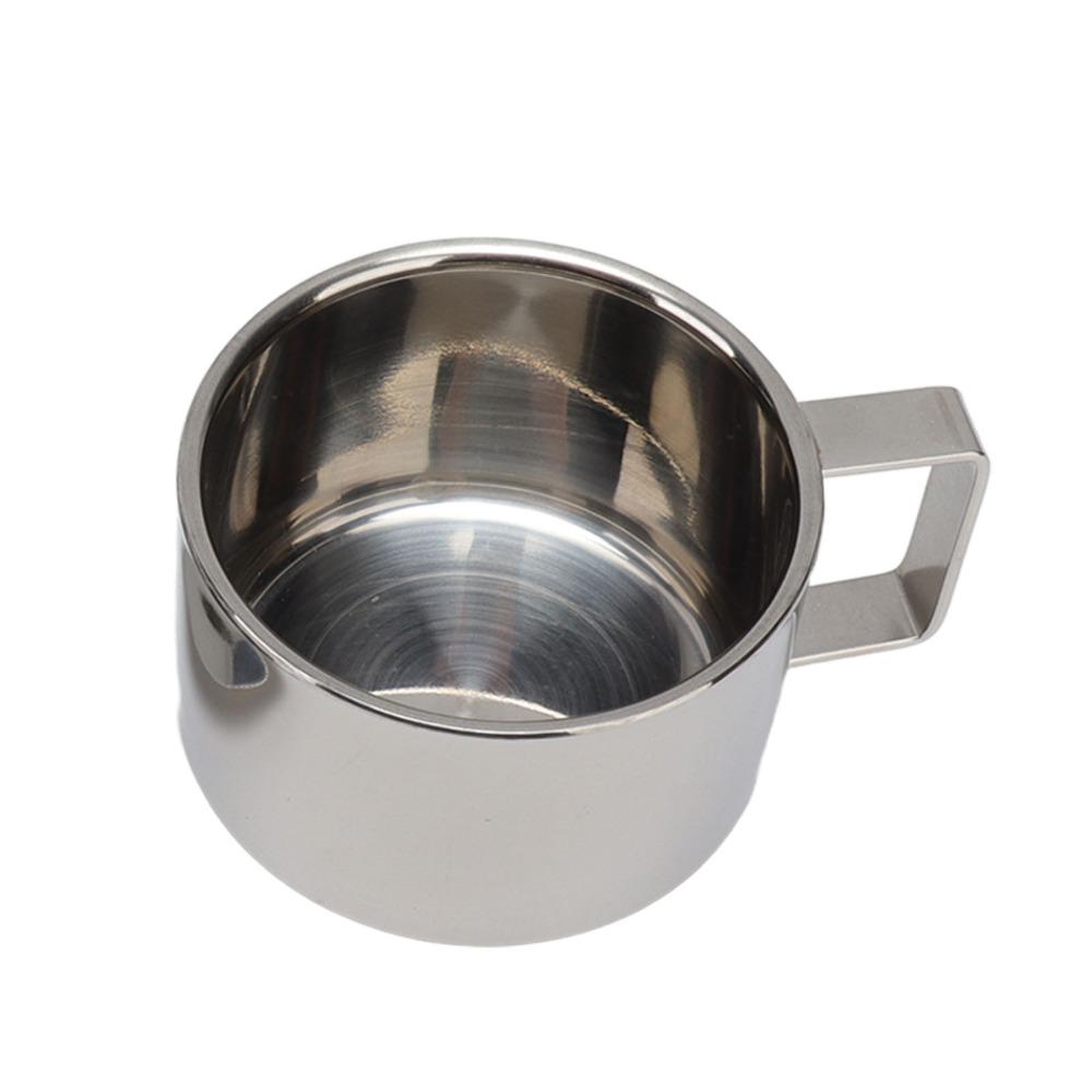 Rustproof Stainless Steel Coffee Cup Double Walled Latte Cappuccino Cup Double Walled Cup Cafe