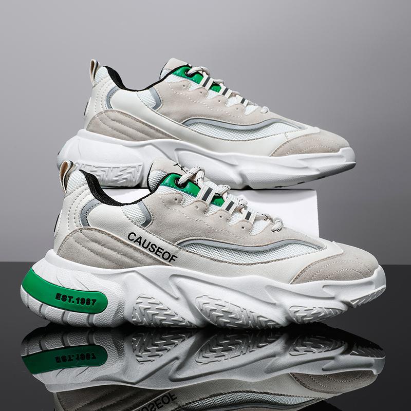 Mens Walking Running Comfy Tennis Shoes Adult Fashion Sneakers Ventilate Simplicity Versatile Driving Shoes Man