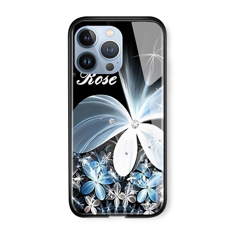 Tempered Glass Phone Case For iPhone 11 12 13 14 15 16 17 Redmi 10 12 14C Note10 Note14 Xiaomi 11Lite PocoC75 Soft Edge Shockproof Smooth Shell