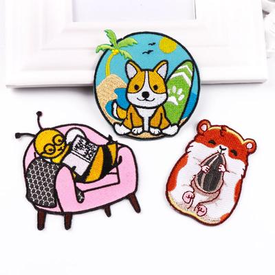 3 Stück/Packung schmelzbare Stickerei-Patches zum Aufbügeln für Kleidung, thermoadhäsive Patches für Jacken, Jeans, Rucksäcke, zum Aufbügeln
