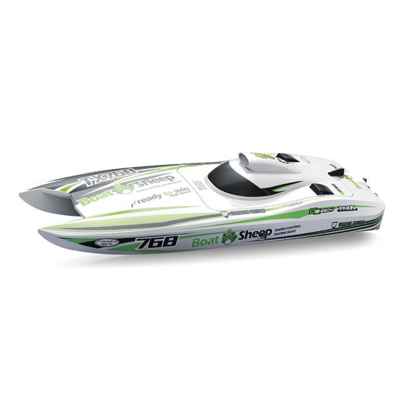 TX768 RC Boat 2.4G Brushless High Speed Remote Control Ship  Professional Speedboat Watercraft Toys for Children Boys Gift