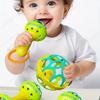 3/1PCS Soft Baby Grasping Ball Rattles with Bell Ball Early Education Educational Sensory Toy Newborn Gift Random Color