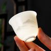 ZISIZ Mutton Fat Jade White Porcelain Teacup