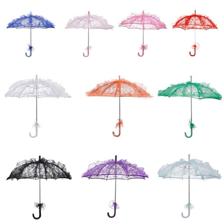 Jedinečné krajkové dekorativní deštníky, více barev, pro pódiová vystoupení, Halloween