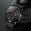 1pc/4pcs/set Fashion Men's Calendar Quartz Watch Business Man Wrist Watch & Bracelets Set, Father's Day Gifts