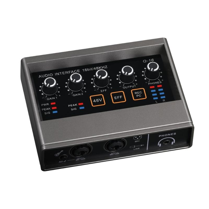 Easy to Use Sound Recording Interface for Various Skill Levels in Home or Studio Settings