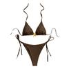 Women's Lace-up Swimsuit Bikini Swimsuit Set