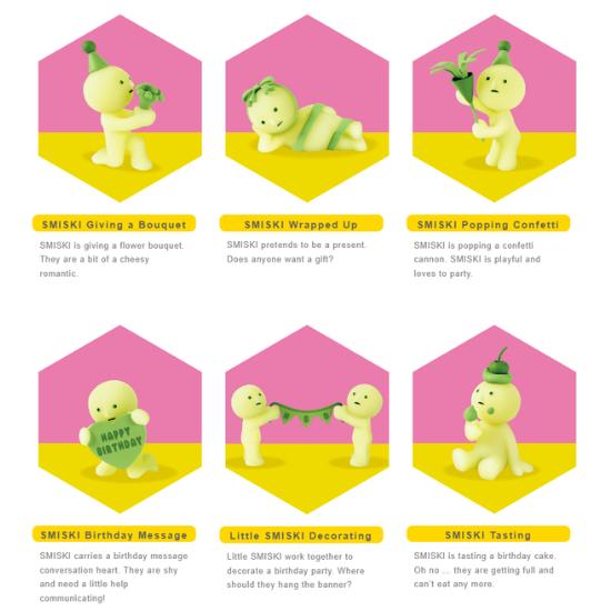 Geburtstags-Serie Smiski Mini-Figuren