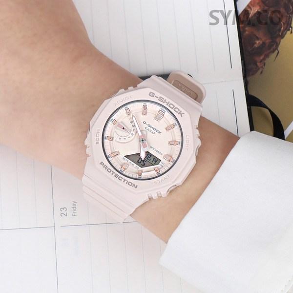 Casio G-Shock Pink Beige Women's Gyal Oak Mini Downsizing Carbon Core Urethane Casual Watch