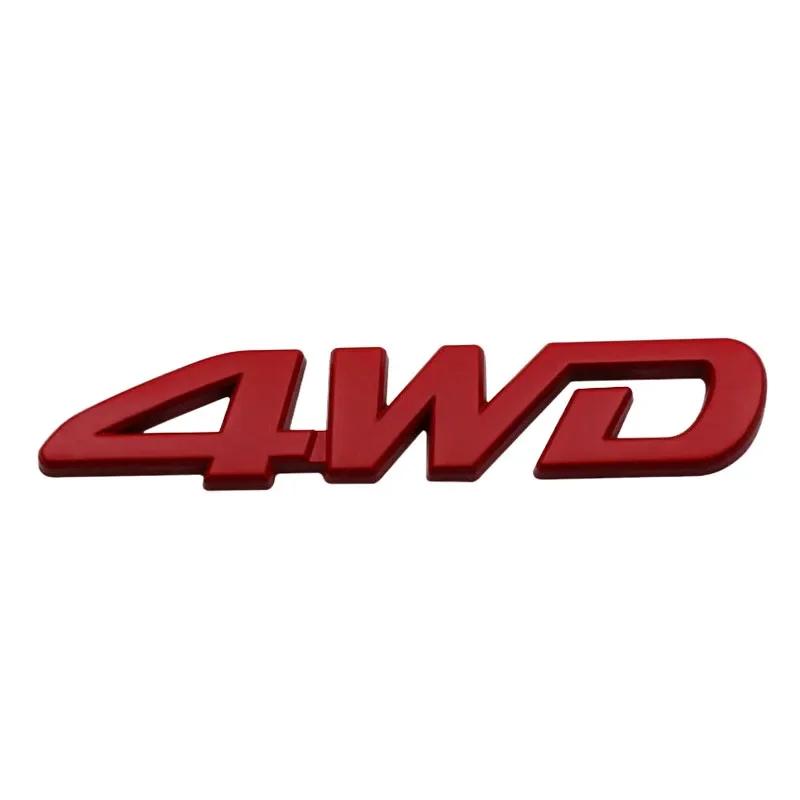 Chrome 4WD for All SUV Rear Trunk Nameplate Emblem Badge Sticker