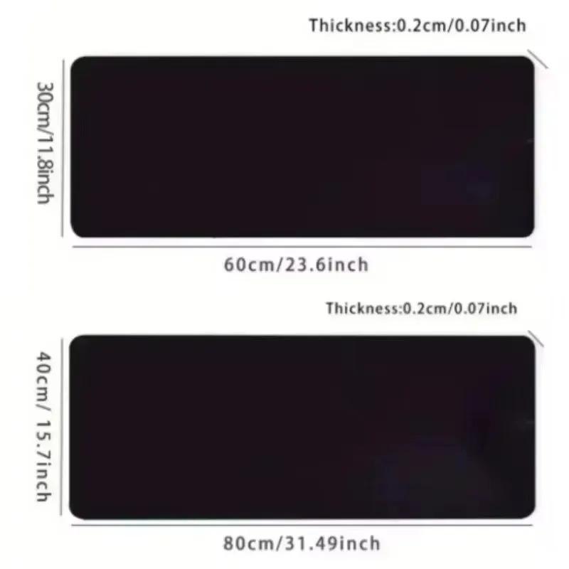 HD Print Large Gaming Mouse Pad Expansion Pad Gamer Keyboard Pad XXL Love Rubber Blue Non-Slip Desk Mat Cute Girl Mice Carpets