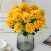 Artificial Flowers Silk Ball Chrysanthemum Home Room Table Wedding Bridal Bouquet Decor Valentine's Outdoor Garden Yard DIY Gift