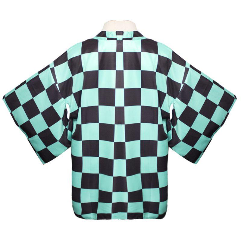 

Slayer Kimetsu Demon No Yaiba Камадо Незуко Дитячий Косплей Костюм Кімоно Халат Kamado Tanjirou Coat Only,140cm