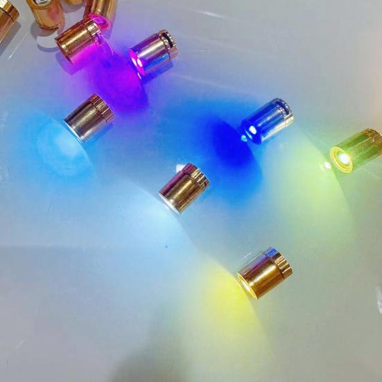 20Pcs Electronic Light Battery Powered Mini LED Lights with Golden Shell DIY Crafts Dollhouses Paper Lanterns Balloons Models Decoration
