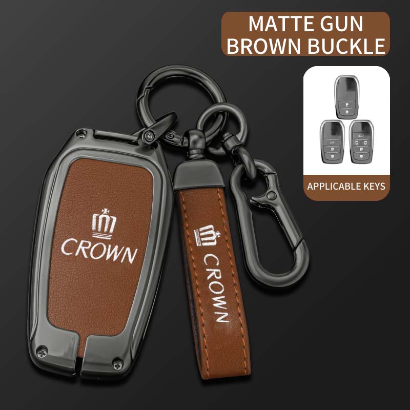 Car Key Case Fob Cover Shell Auto Accessories For Toyota CHR Hilux Fortuner Land Cruiser 200 Camry Corolla Crown RAV4 Highland