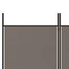 Vidaxl 6-Panel Room Divider, Anthracite, 300X200 Cm, Fabric