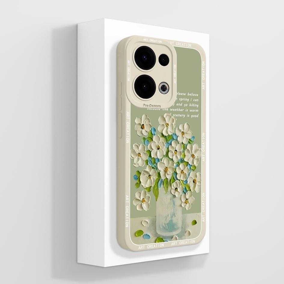 Für Oppo Reno13 Pro 12F F27 A3 NFC Realme C75 Realme 14 Pro Plus A40 A40m A60 Hülle Hübsche Avocado Weiche Flüssigkeit Silikon Stoßfeste Abdeckung für Oppo Shell