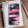 Y2k J-INS Graffiti Phone Case For Samsung Galaxy A73,A21s,A22,A31,A52,A53,A71,A41Soft Black Shell