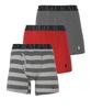 [FIKS] Polo Ralph Lauren CLASSIC FIT Men's Long Boxer Briefs (Set of 3) - Perfect for New Lifestyles, Gifts, Stylish, Cotton, Longer Length, Overseas