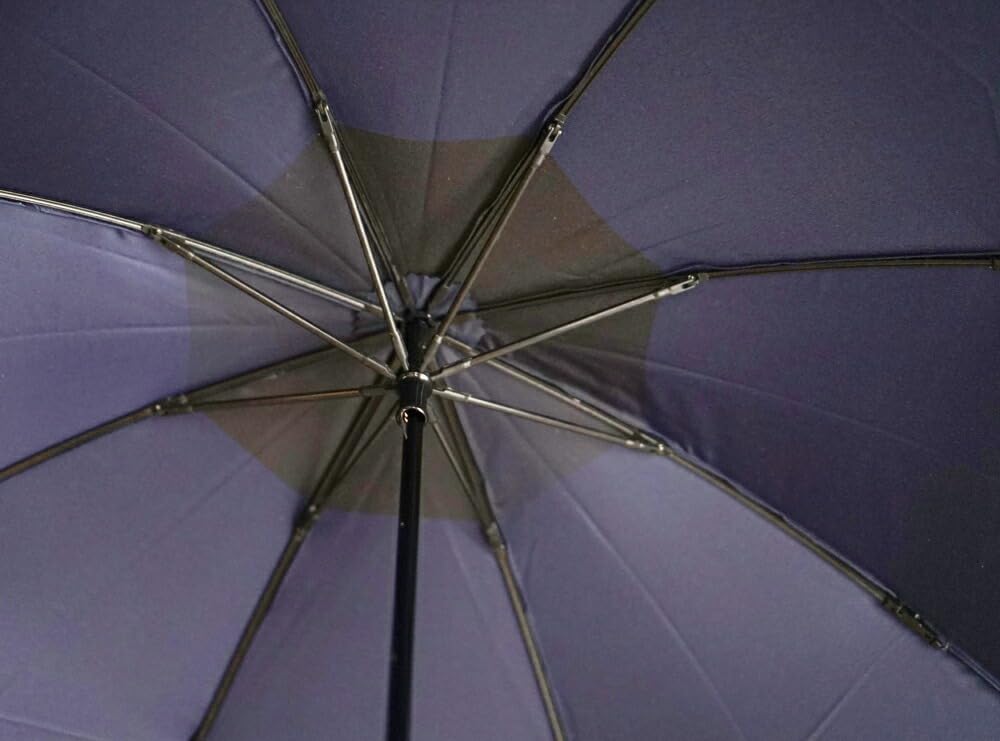 Folding Umbrella for Folding Koshu Made in Tokyo Umbrella Specialty Luxury Komiya Three Men, Durable, Fiberglass, Bi-fold, Double-fold, Umbrella,