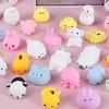 Squishies 10 Stück Mochi Mini Stressabbau Tier Quetschspielzeug Als Preis Kinder Simulation Entspannende Stimmung Drücken Druck reduzieren