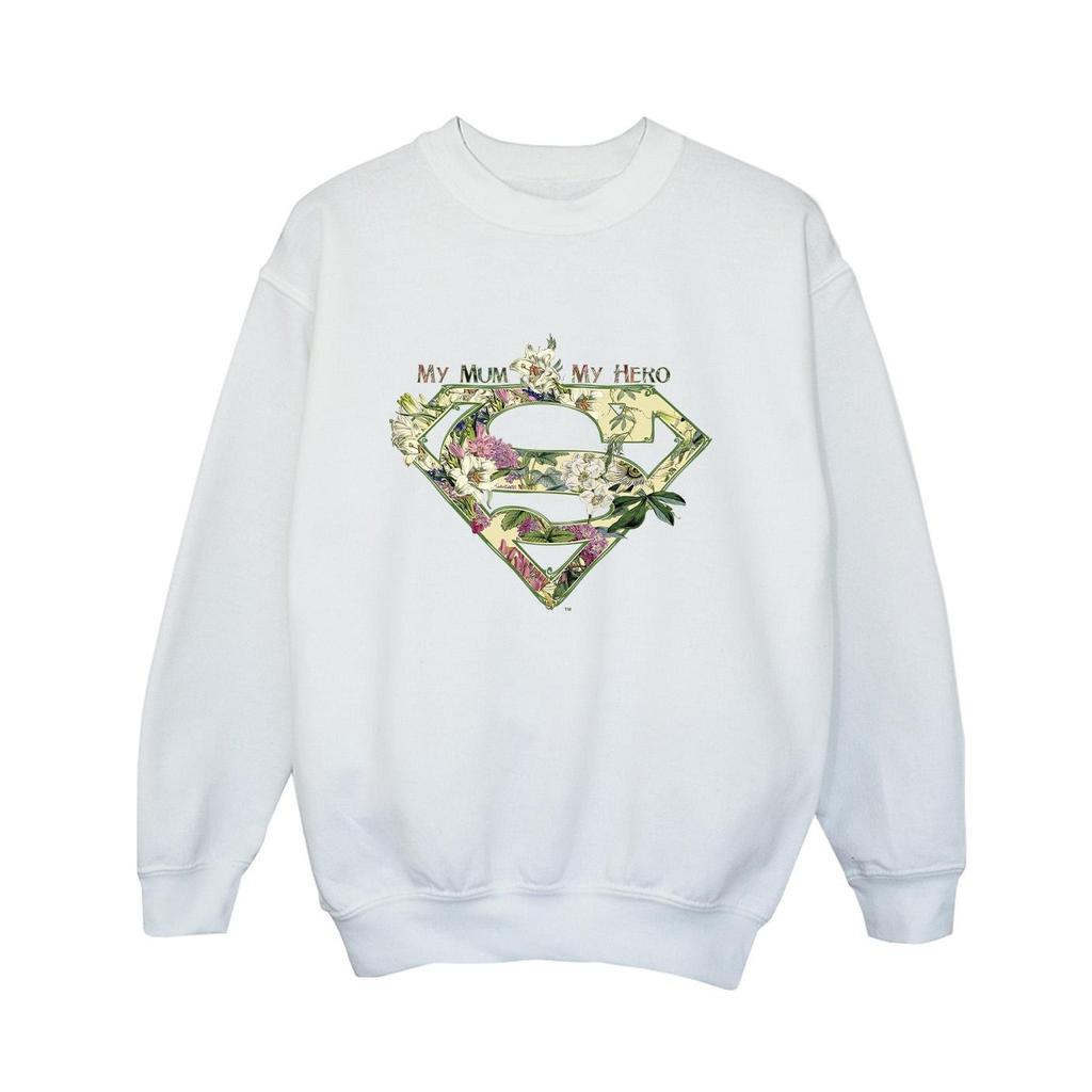 DC Comics Boys Superman My Mum My Hero Sweatshirt