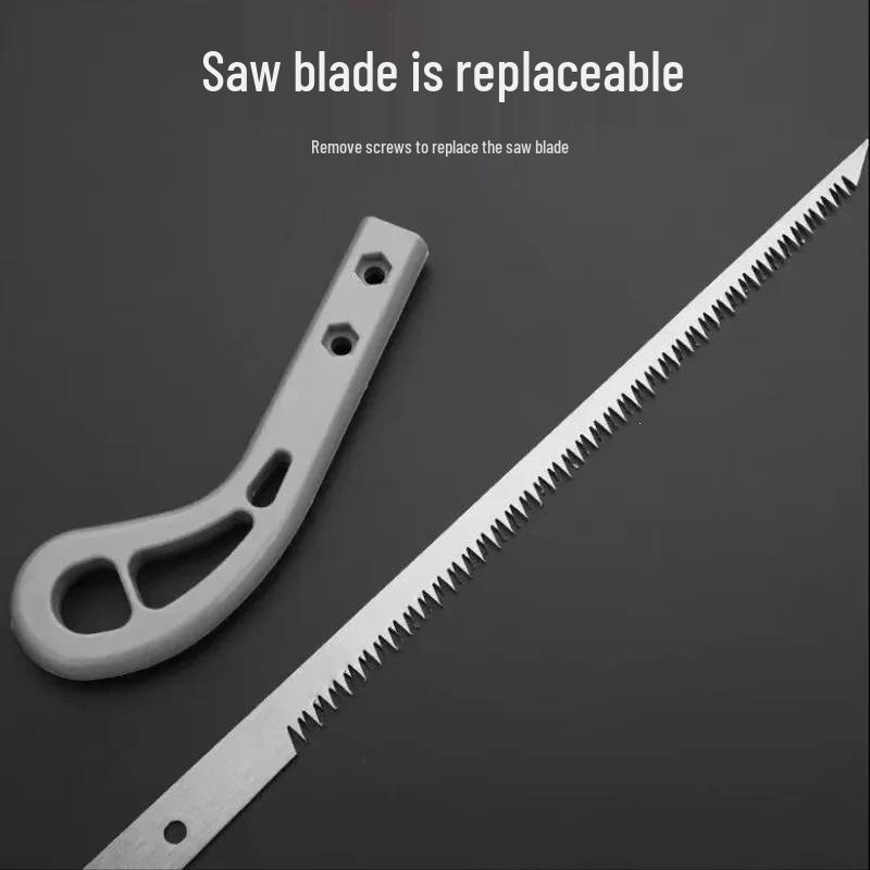 Japanese Hand Saw for Woodworking and Outdoor Use - Fine Tooth Design for Quick Cutting of Branches and Wallboards