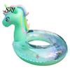 Cartoon Horse Swimming Ring Swim with Seat Handle Kids Inflatable Thickened Float PVC Summer Pool Tube Toy Leak-proof