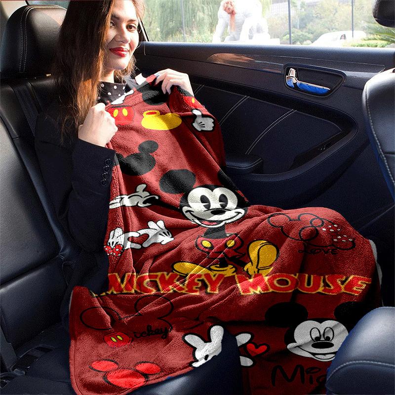 1pc Mickey Printing Blanket - Soft, All-Season Throw for Living Room, Bedroom,Personalized Gift with Adorable Cartoon Design