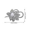 Kristallperlen Blumen Broschen Pins Mode Strassstein Blumige Brosche für Party Tanz Hochzeitsbankett für Elegante Frauen Mädchen