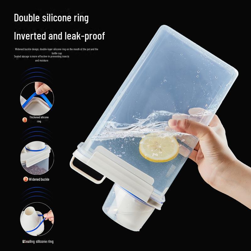 Japanese Grain Rice Storage Container: Insect & Moisture-Proof Flour & Noodle Bucket