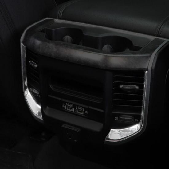 For -2024 Dodge RAM 1500 Chrome Front & Rear Central Air Vent Outlet Trim 4P