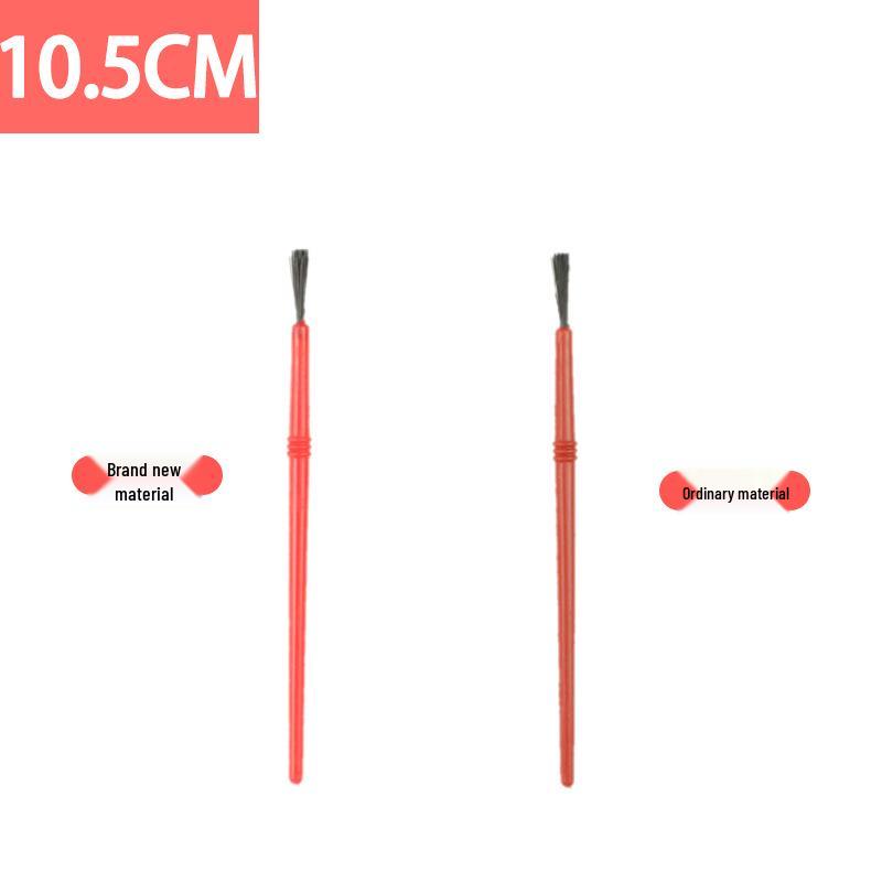 

Multi-color Children s DIY Paintbrush Set: Red Plaster Doll & Archaeological Planting Brushes, 10.5 Pen Standard Material