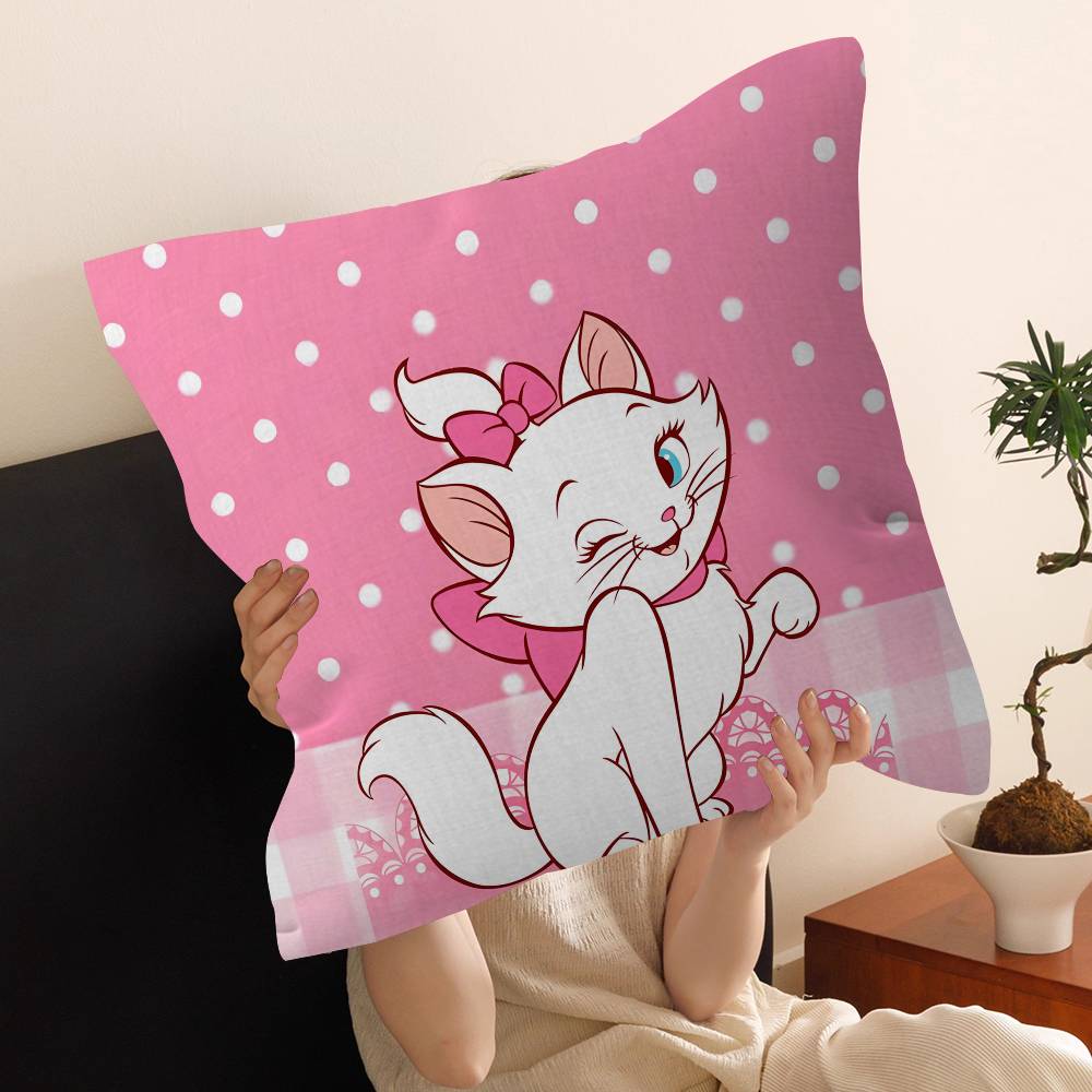 Cartoon M-Marie Cat Pillow Cover Design cushion Cover decor Holiday Decorati