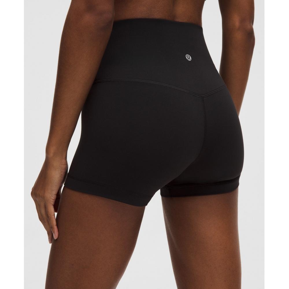 LULULEMON Align No Line™ High-Rise Shorts 4-Inch Blk