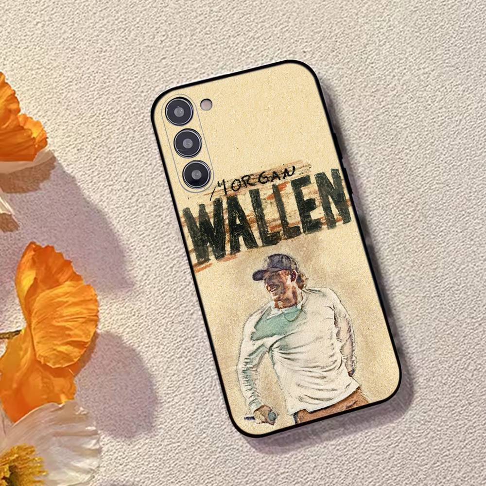 Morgan W-Wallen Singer Phone Case For Samsung Galaxy A73,A72,A71,A70,A53,A52,A51,Others Soft Black Cover