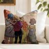 LLife is SStrange Game Cushion Cover Summer Linen Pillow Case Organic Fabric Cushion Cover DoubleSided Print Sofa Home Decor