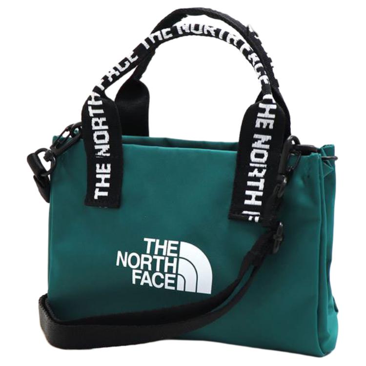 The North Face Bonney Reißverschluss Leichte Lässige Schulter Umhängetasche Outdoor Tasche Unisex Handtaschen Grün NN2PQ11L