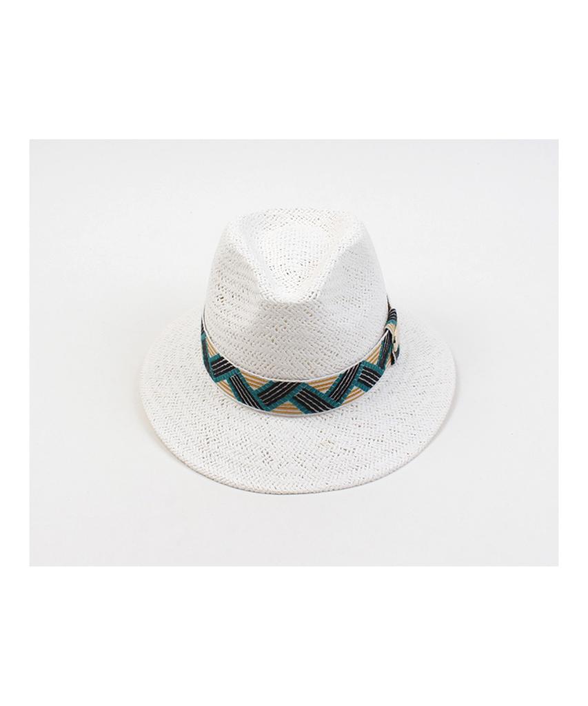 Yunibeosyeolkemiseuteuli Cool Line Swing White Short Fedora Summer Fedora