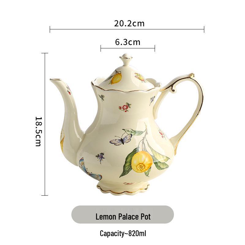 

Вінтажний керамічний набір кавової чашки та блюдця для французького та англійського післяобіднього чаю 250cc