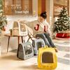 Travel Cat Backpack: Multifunctional, Foldable, Soothing, Anti-Scratch Double Shoulder Bag with Pet Compartment