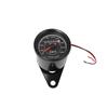 Universal Motorcycle Speedometer Black/ Chrome LED Light Odometer Speed Meter Gauge Mile For Harley Honda Cafe Racer Motorbike