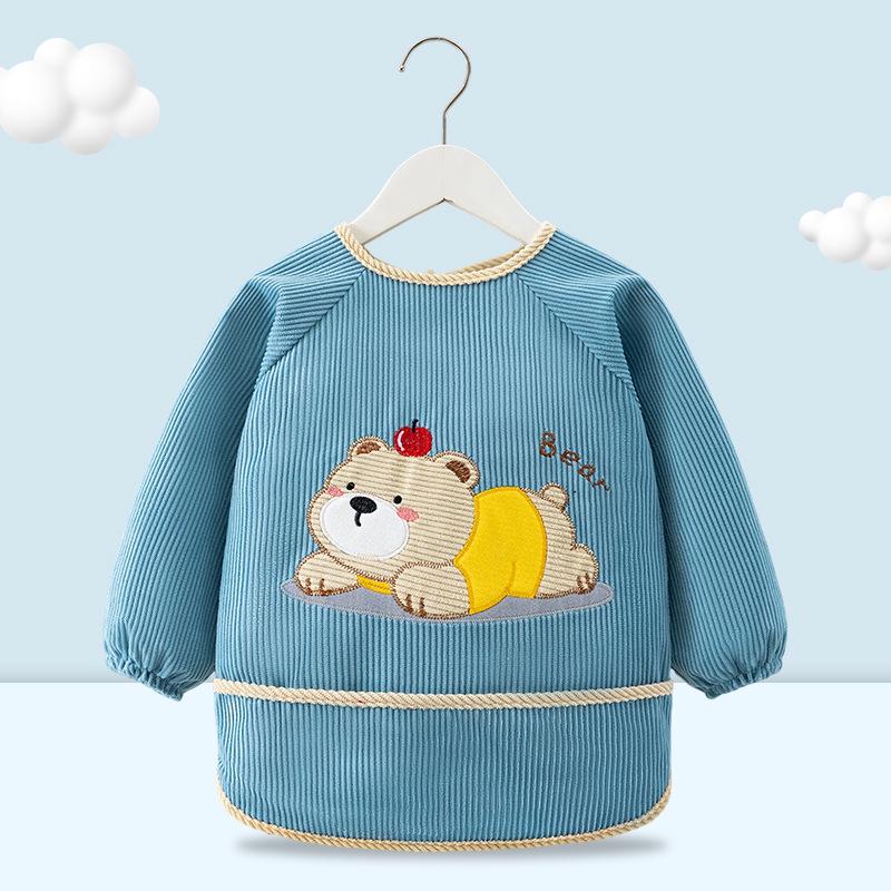 Wasserdichte, fleckenabweisende Lätzchen für Babys: Stilvolle Schutzkleidung & Lätzchen für Herbst-/Wintermahlzeiten & Kindergarten.
