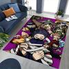 1pc My Hero Academia Theme Chair Mat - Anime Cartoon Design Office Rug, Anti-Slip Carpet for Desk, Suitable for Home Decor, Living Room, Bedroom, Game