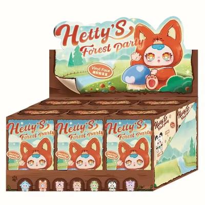 Caja Ciega de Peluche de Vinilo Fiesta del Bosque Mágico: Muñecas Adorables para Decoración de Escritorio y Dormitorio, Colección de Juguetes Sorpresa