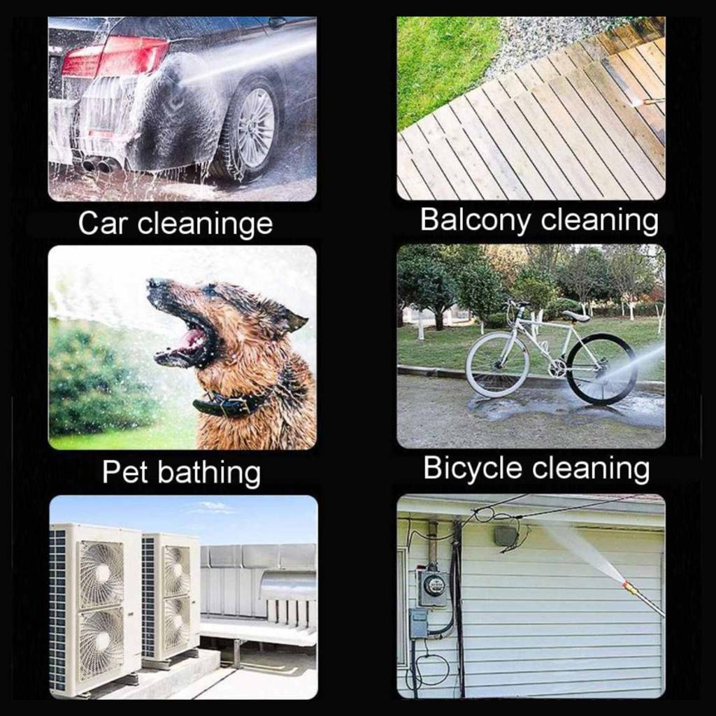 100Bar Cordless High Pressure Car Wash Washer Gun 20000mAh Foam Generator Water Spray Cleaner Car Washing Machine For Makita