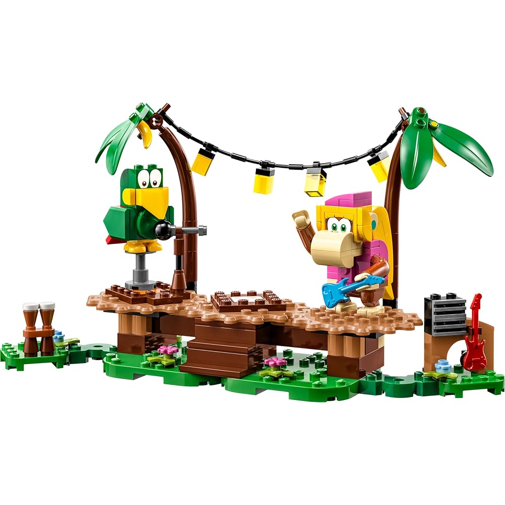 LEGO Super Mario Dixie Kong Jungle Live 71421 Building Blocks Toy Adventure Gift for Boys and Girls Age 7