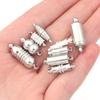 5 Stück/Los Starke Magnetische Verschlüsse Kupferbeschichtet Magnet Endverschluss Verbinder Für Schmuckherstellung DIY Lederband Armbänder Halskette