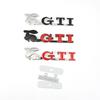 GTI Znak na přední masku auta Kovová nálepka s logem GTI Pro VW Polo Golf 5 6 Passat B3 Scirocco Tiguan Jetta Touareg Beetle Touran CC