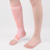Black Pink Calf Compression Sleeve Elastic Silicone Anti Slip Dots Sport Calf Guard Breathable Pain Relief